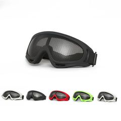 X400 Riding Windshield, CS Military Shooter's Range Real-World Bulletproof Impact Resistant Goggles, Motorcycle Dustproof Windshield