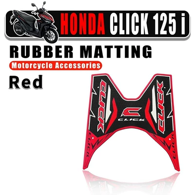 Suitable for Honda Click 125I V1 V2 Scooter Electric Motorcycle Anti-Slip Footrest Cross-Border Factory (Electric vehicle foot mat) - red