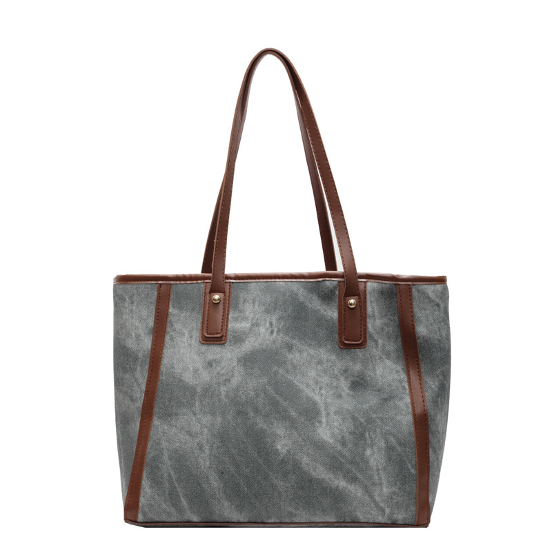 Bolsa de alta sensación de gran capacidad para mujeres 2023 nuevo otoño y invierno, bolsa de hombro universal para estudiantes universitarios en clase, bolsa de viaje