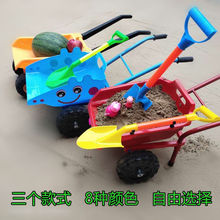 兒童推車玩具過家家推土車大號沙灘小推車翻斗工程車2-6歲加厚車