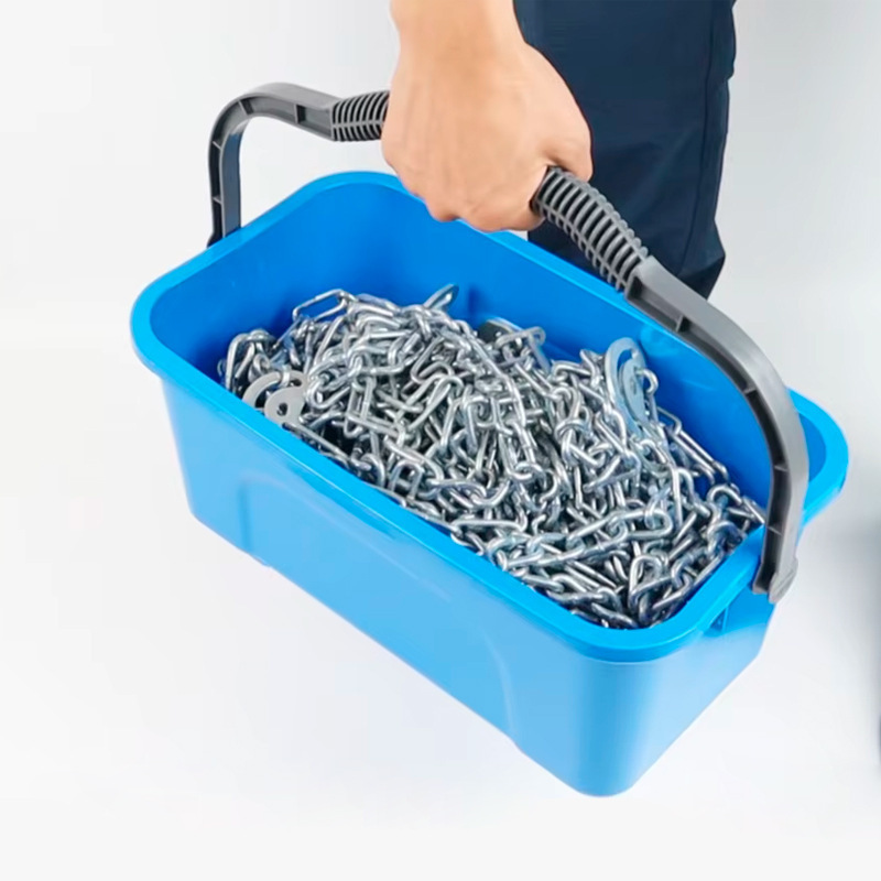 Factory wholesale 12L thick bucket portable plastic storage household commercial bucket cleaning multifunctional accessories logo