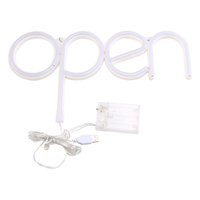 Transfronterizo ins nueva luz de neón abierta luz LED luz de modelado decoración del dormitorio Internet celebridad luz decorativa de la noche