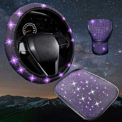 Car Steering Wheel Cover with Hot – Steering wheel cover - deep-violet-38cm