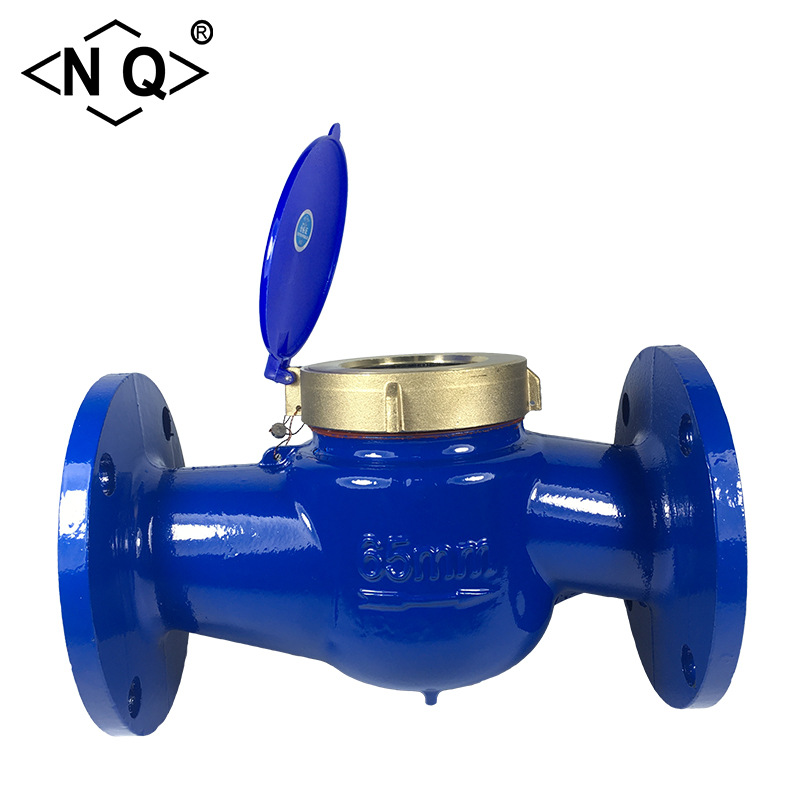 宁波宁桥水表厂家供应LXL-50 150E水平安装法兰连接大口径水表