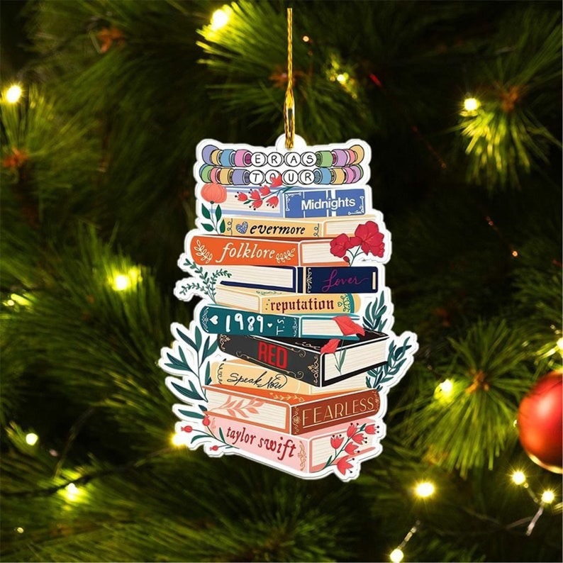 国境を越えた新しいBookクリスマスツリーOrnamentストラップアクリル装飾品ストラップ|undefined