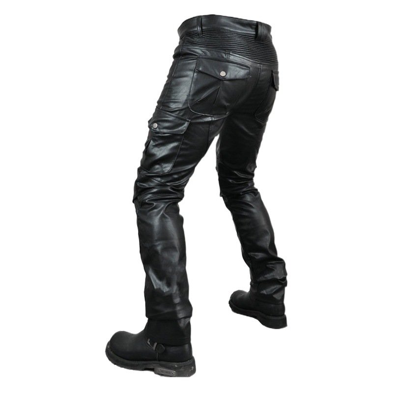 Motocicleta que monta pantalones multi-Bag overoles motocicleta pantalones anti-caída pantalones a prueba de viento a prueba de agua pantalones de cuero para hombres y mujeres equipo de protección de silicona