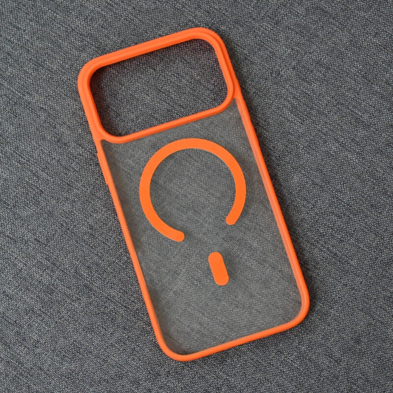适用于iPhone17系列大孔磨砂亚克力磁吸款iPhone16保护壳11种颜色|undefined