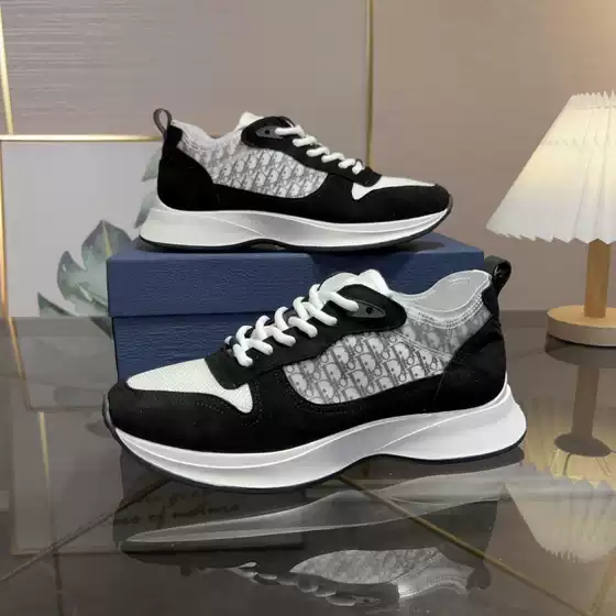 Men's New Trendy Letter Patchwork Breathable Low-Top Lace-Up Round-Toe Casual Sneakers