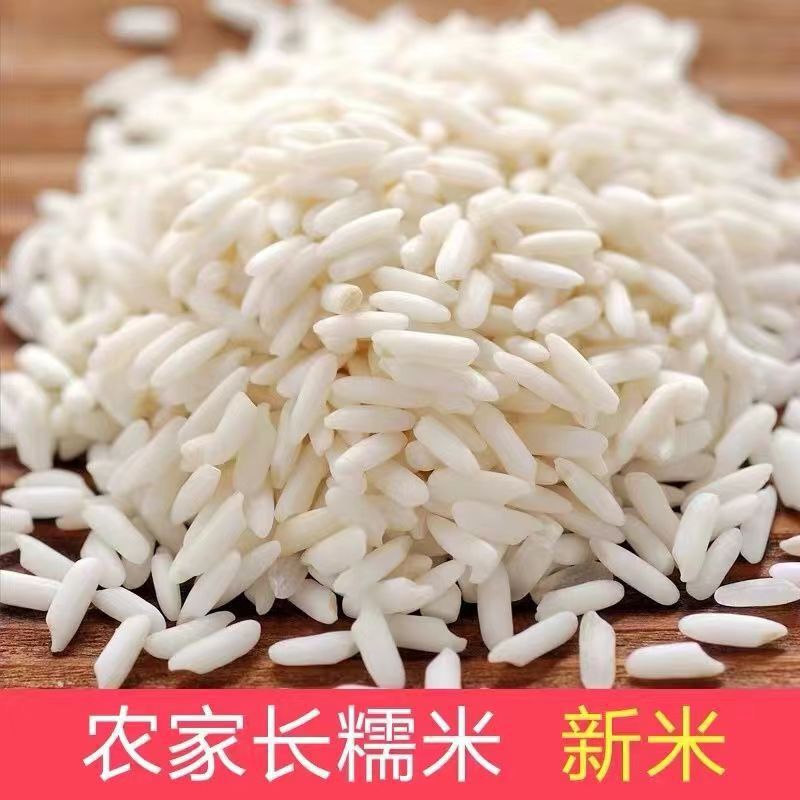 长糯米2500g 长江米 新鲜散装长粒糯米包粽子做饭团白糯米粘米50g|undefined