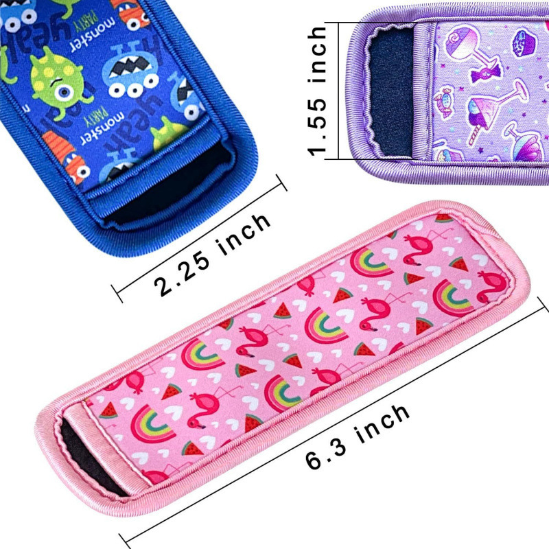 Diving Material Popsicle Sleeve Popsicle Neoprene Insulation Bag Colorfulful Ice Sleeve Holder Reusable Popsicle Sleeve
