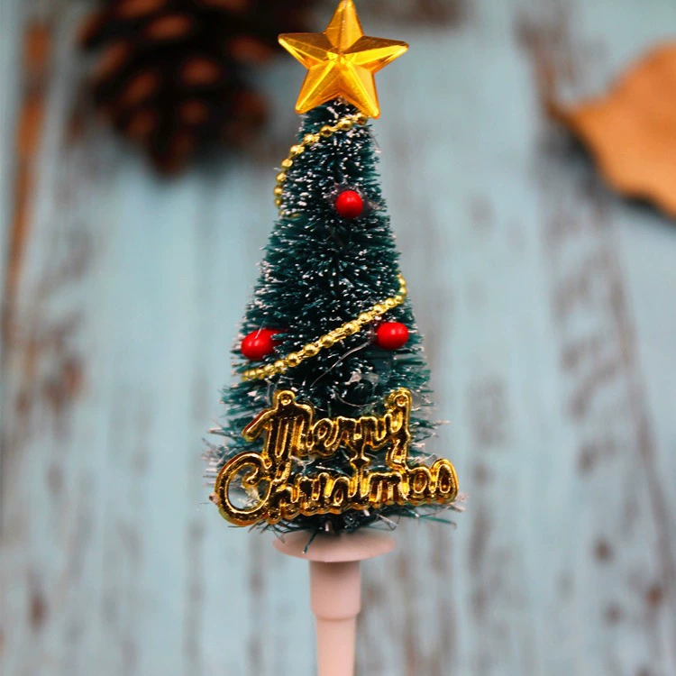 Christmas plug -in baking packaging and decoration 3D scenario cake insert tree root cake cupcake stereo