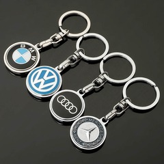 メーカー亜鉛合金車のキーホルダーストラップクロスボーダーファッション創意大衆アウディモーターショー記念プレゼント飾り