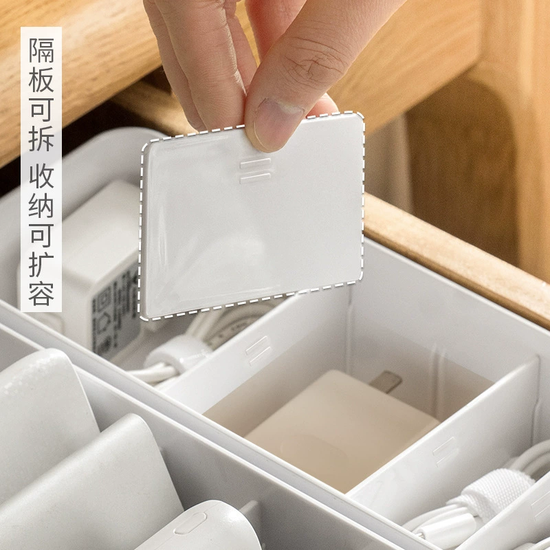 Storage box, power supply, charging cable, mobile phone, table charger