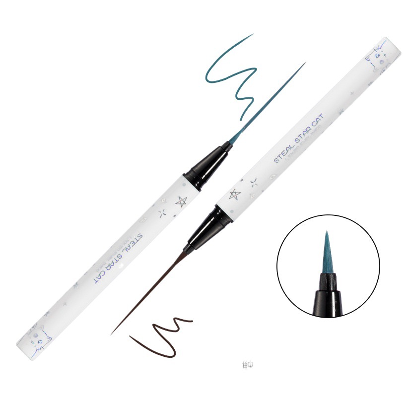 Faiccia Colorful Eyeliner Waterproof Non-Fading Non-Smudging Dopamine Ultra-Fine Eyeliner Liquid Pen Wholesale