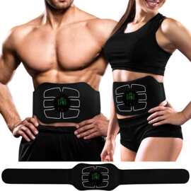 亚马逊FDA510K肌肉刺激器 EMS腹肌按摩腰带 ABS便携马甲线训练器