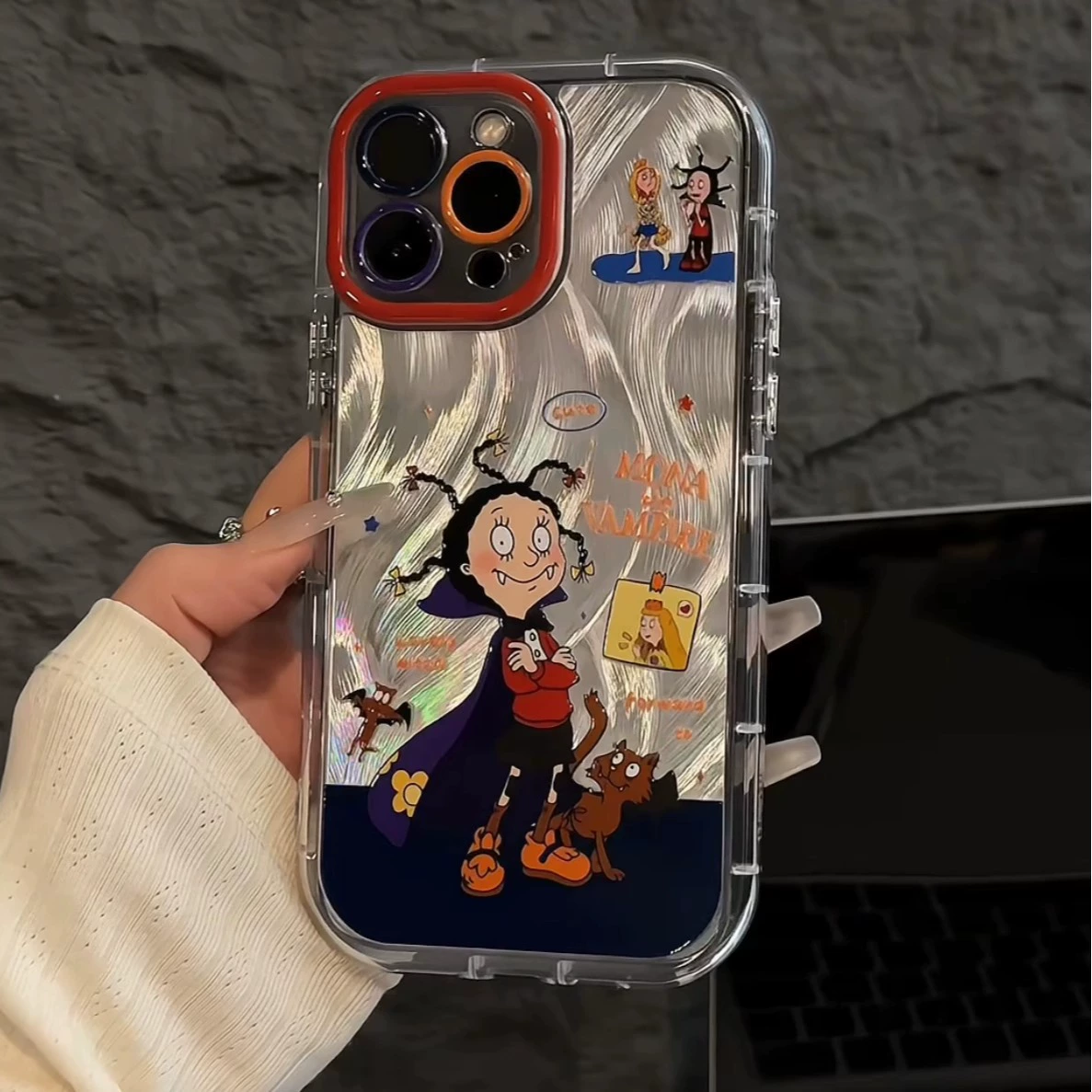 Коллекционная Apple, чехол для телефона cartoon ноутбук, iPhone16 Pro, совместимый чехол для телефона, iPhone 15/16, iphone, 14, 16promax