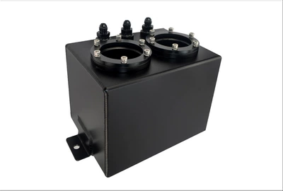 Fuel tank Fuel Pump Aluminum Alloy - double-hole-fuel-tank-without-oil-pump-black