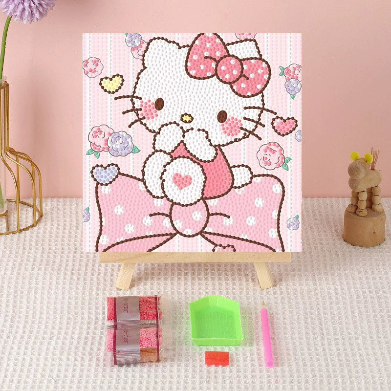 Алмазная вышивка (canvas) Genshin Impact DIY, 20×20 / 30×30, деревянная внутренняя рама и набор инструментов