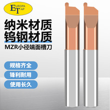 MZR整体钨钢涂层小孔径镗刀微型镗刀圆弧端面圆槽刀杆