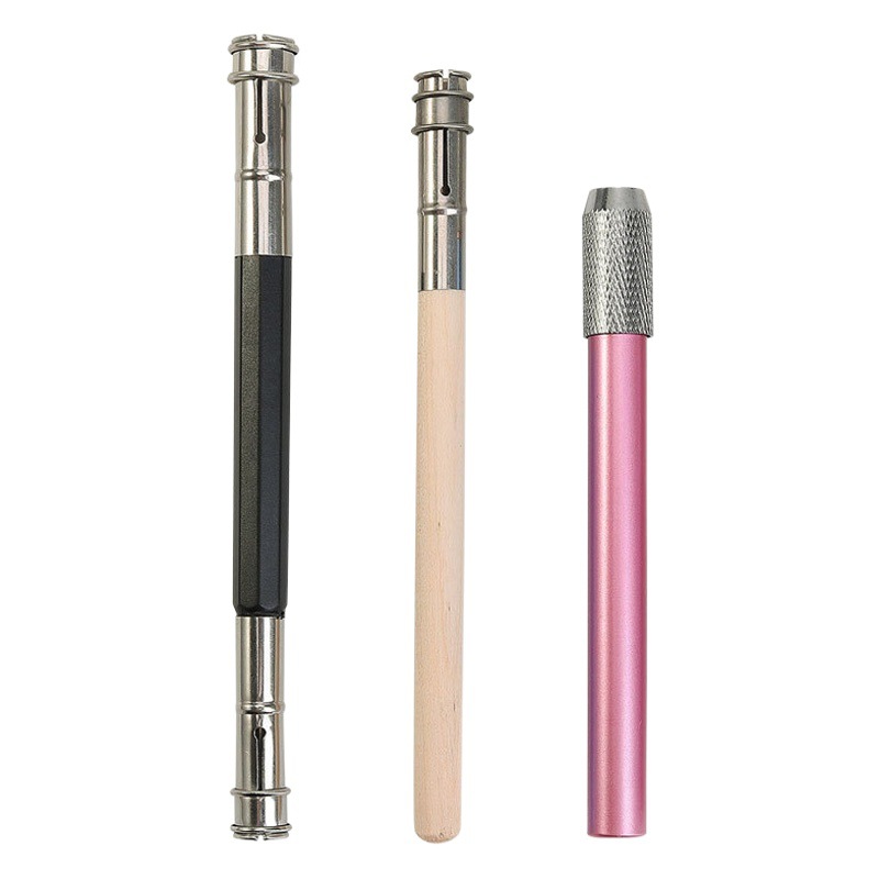 Comercio exterior suministros de arte transfronterizo extensor de lápiz de metal extensor de lápiz varilla de color de metal