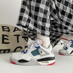 Men's thick-soled heightening running white shoes men's autumn air-cushion sports sneakers casual dad shoes ins trendy shoes