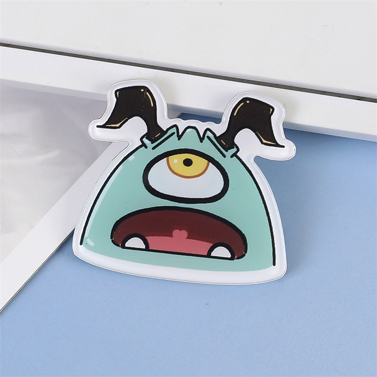 日韓ソフト萌えアニメ恐竜怪獣アクリルブローチ卸売りオーダーメイドバッグかわいいバッジのペンダント卸売り|undefined