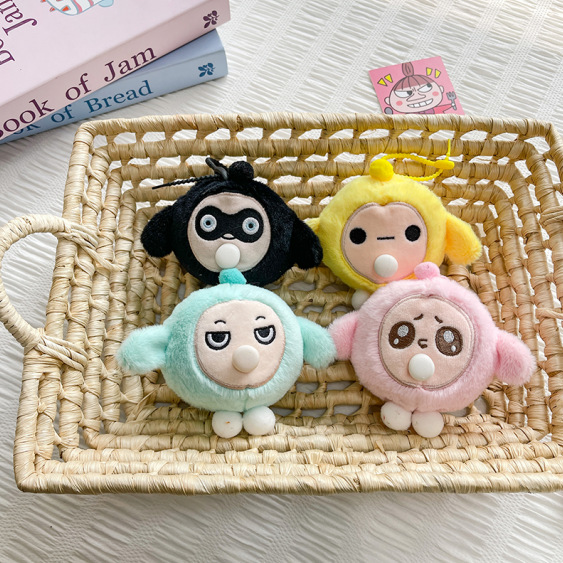 Ins viento lindo colgante de dibujos animados West Highland cachorro muñeco de peluche tendencia mochila muñeca llavero