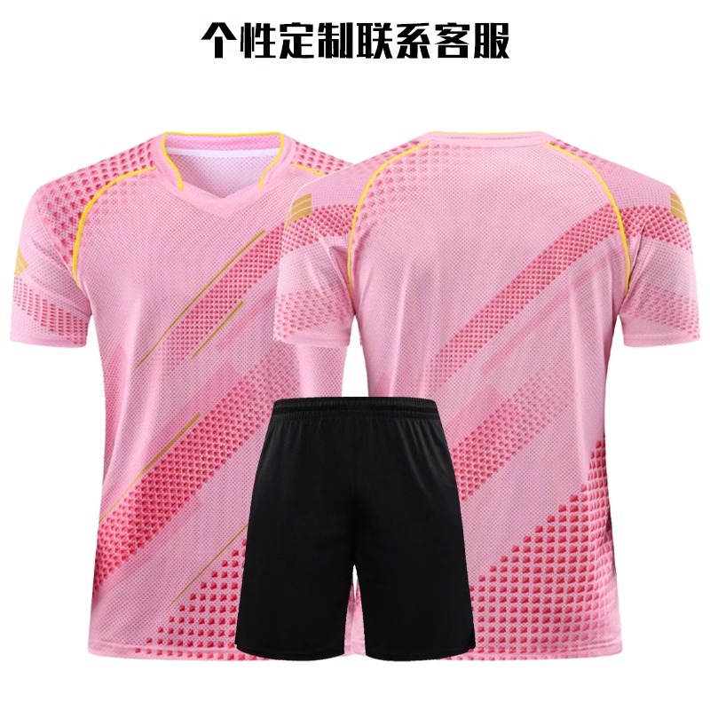 Jornada de tenis de mesa masculina y femenina marlon Fan Zhendong equipo nacional de entrenamiento de juego ropa de equipo infantil de secado rápido personalizada