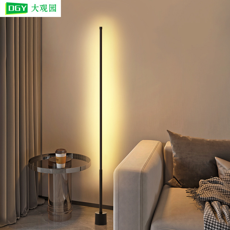 Lámpara de pie Daguanyuan, lámpara de noche para dormitorio, lámpara de pie moderna minimalista para sala de estar, sofá, accesorios de iluminación Zhongshan L002