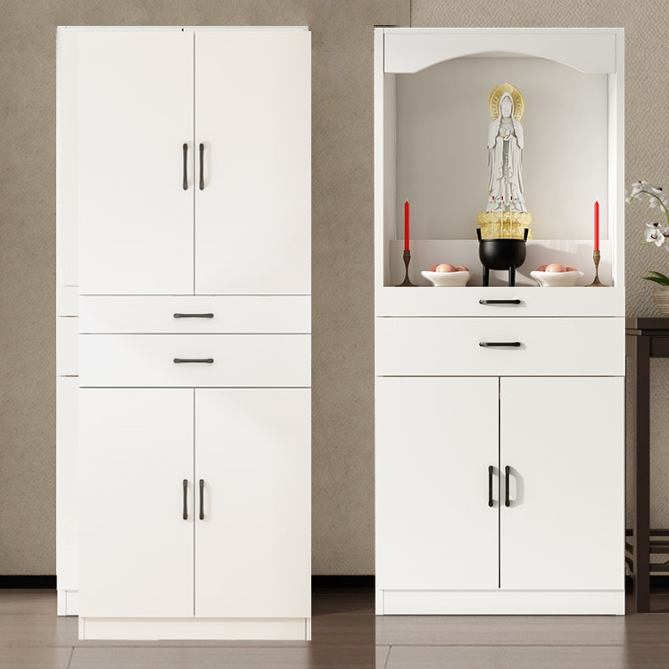 Buddhist Altar New Chinese Style Standing Cabinet Living Room Offering Table Incense Case Home Shrine Guanyin Cabinet Ancestor Cabinet Shrine