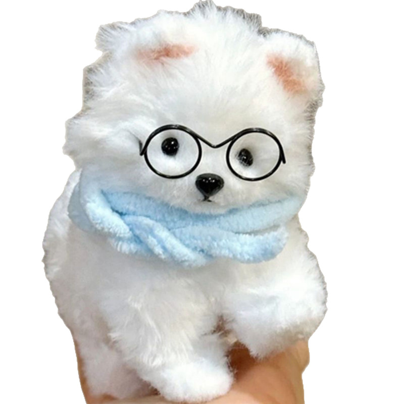 # ウサギの毛ツイストスティック子犬ボーダーコリー手作り diy 完全な材料パッケージ太いぬいぐるみ完成品女の子のおもちゃ|undefined