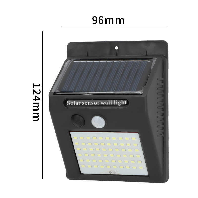 Lámpara Solar de pared 20LED con detección de movimiento humano, lámpara de jardín para el hogar, iluminación exterior, farola impermeable para patio y jardín