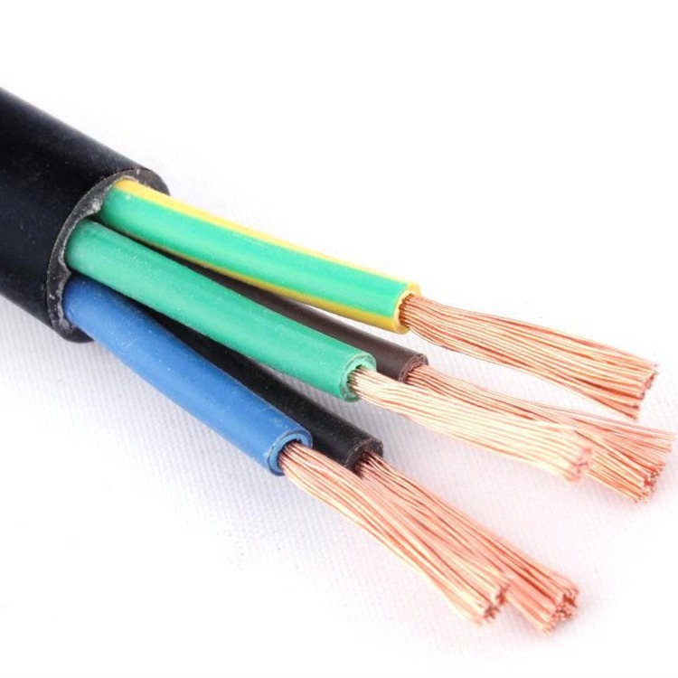 供应【RVV电线】多芯软线/护套线RVV5*0.3-6平方现货国标电源线