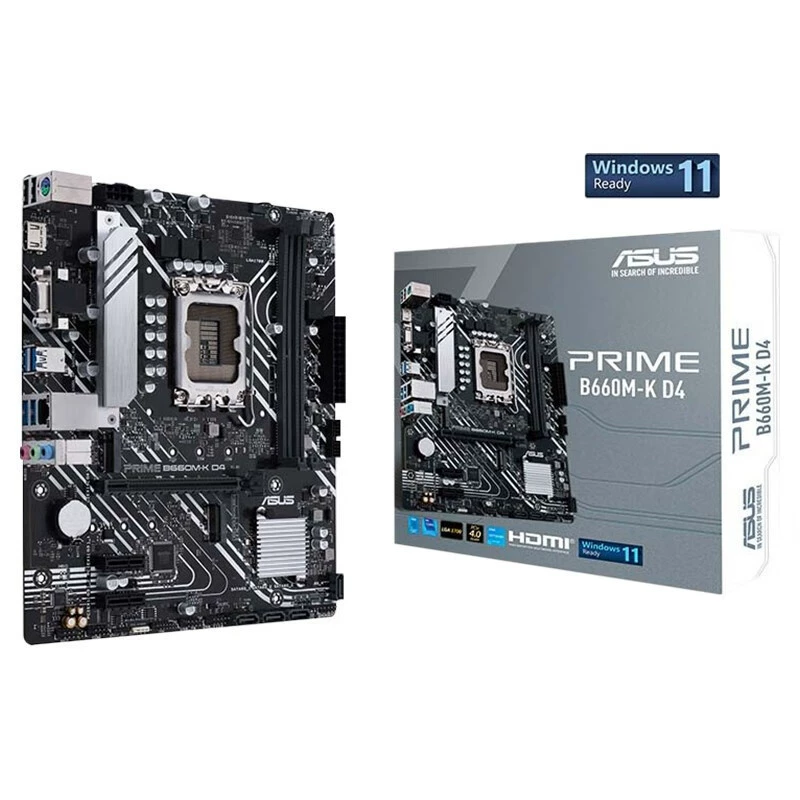 Подходит для Asus PRIME B660M-K D4 материнская плата поддерживает 12-13 поколения CPU для компьютерных игр