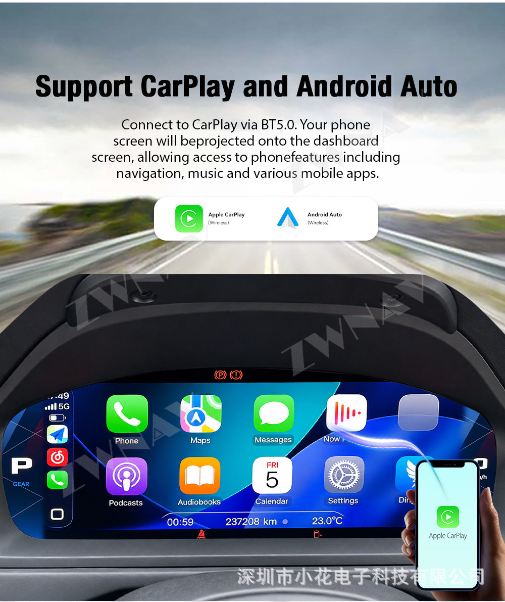 Suitable for BMW 3 Series models 13-17 F30/F31/F34/F35/F32/F33/F36/F80 with full LCD instrument panel