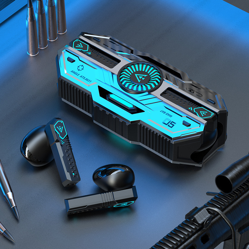 X37 nuevo juego de deportes electrónicos auriculares Bluetooth modelo privado cool chip de juego de deportes electrónicos sin retardo inductivo larga duración de la batería