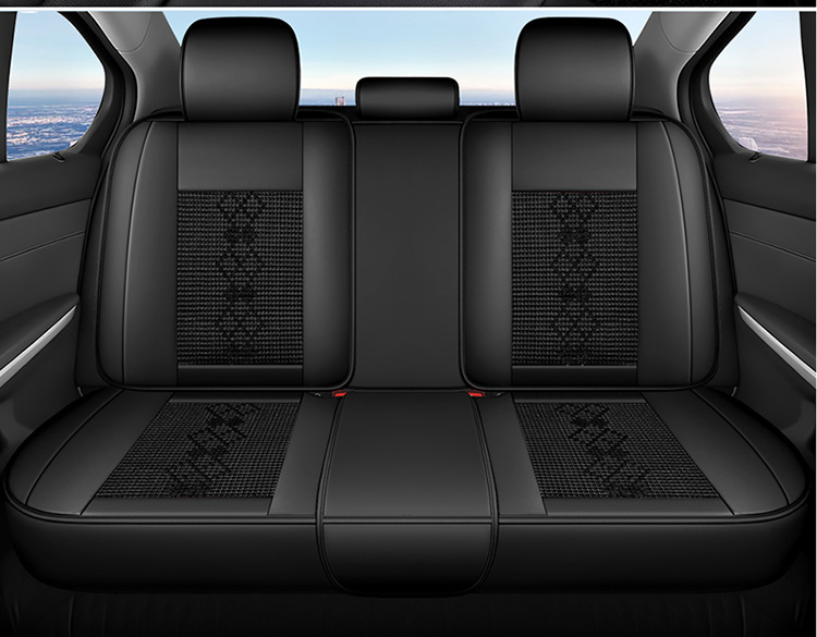 26-Year New Model Leather Ice Silk One-Piece Universal Car Seat Cushion for All Seasons, Summer Cushion, Physical Product Export to Amazon