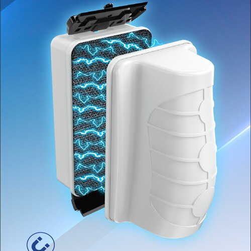 Zhiyang fish tank brush suspended two-way magnetic brush round brush aquarium seastar starfish magnetic brush white new style