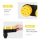 Six black sprinkler head irrigation sprinkler head multi-hole sprinkler head watering vegetable garden water pipe spray water spray new material