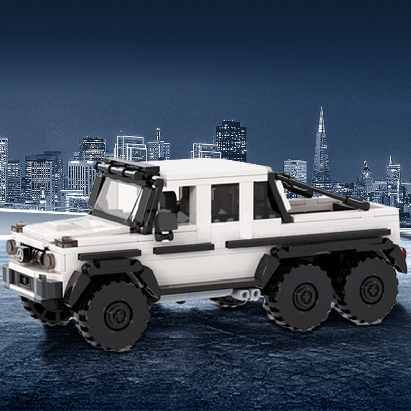 Moc-85651 Mercedes G63 6X6 Trailer Building Block Model Amg Trailer Compatible with Lego Cross-Border Hot Item Moc-85651 Mercedes G63 6X6 Trailer Building Block Model Amg Trailer Compatible with Lego Cross-Border Hot Item