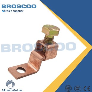 Power Fittings Special-Shaped Wire Clamp Bolt Wire Clamp Grounding Rod Manufacturer Direct Sales Copper Wire Clamp Brass Bending Wire Clamp