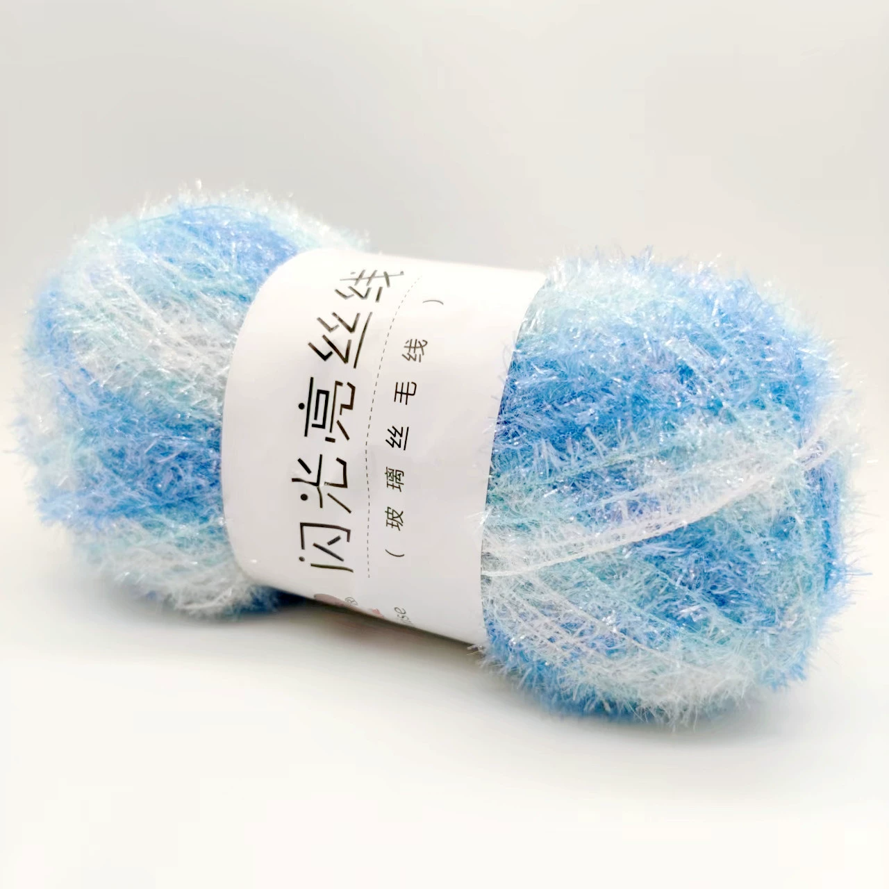 Стеклянная шелковая нить, handmade мерцание, 50 г (≈100 м) — упакованный односторонний пряжа