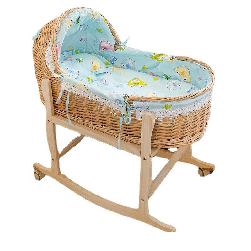 Кровать из ротанга детская колыбельная