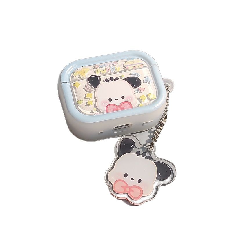 Funda para Auriculares con Diseño de Perro Pacha, Compatible con Apple AirPods 4, AirPods Pro 3