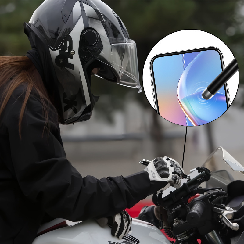 Winter Cycling Mobile Phone Pen Electric Car Stylus Android Mobile Phone Touch Pen with Gloves Can Be Used as a Mobile Phone Writing Pen