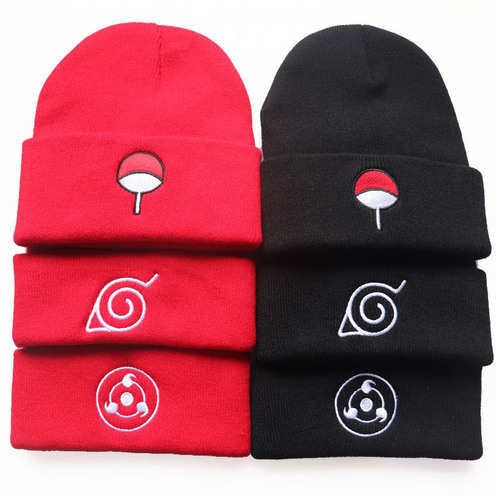 Autumn and Winter Naruto Xiangyun Knitted Hat – Naruto, Sasuke, and Akatsuki-Inspired Wool Cap | Anime-Themed Warm Hat for Men and Women | Cold-Weather Beanie