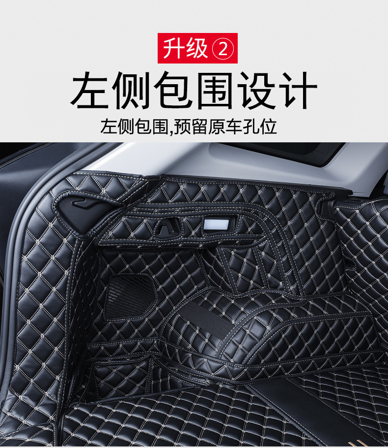 Suitable for 25 Geely Boyue L Fourth Generation Trunk Mats, Fully Surrounded by Atlas Car Interior Supplies Trunk Mats