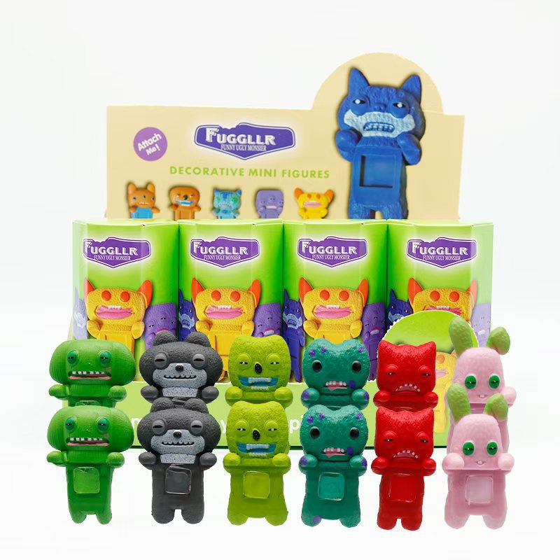 Figuras decorativas transfronterizas – adornos de coche o móvil, muñecos animados hechos a mano, venta por lotes