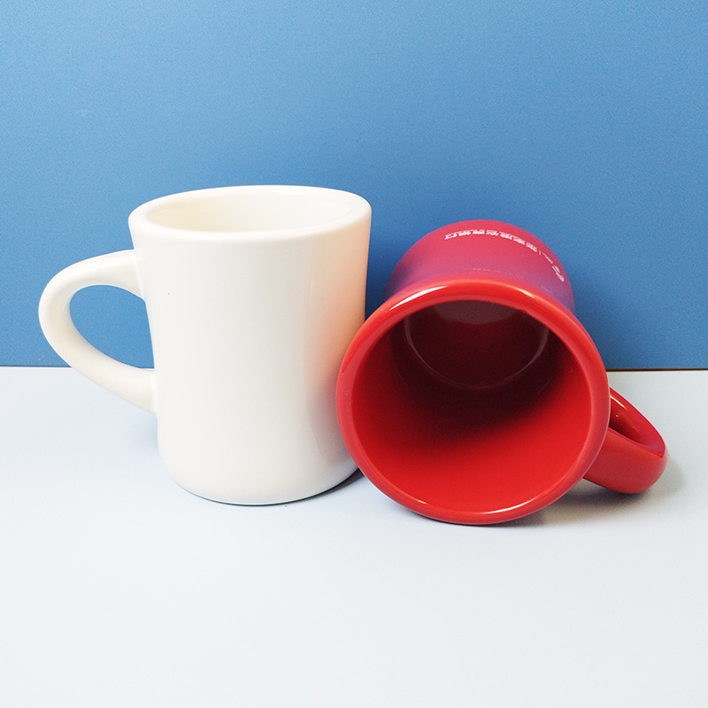 Fabricantes de tazas cerámicas, al mayor, flor horneada con estampado foto, publicidad de regalo, formulación de regalo de dibujo, transferencia térmica de vidrio recubierto de sublimación