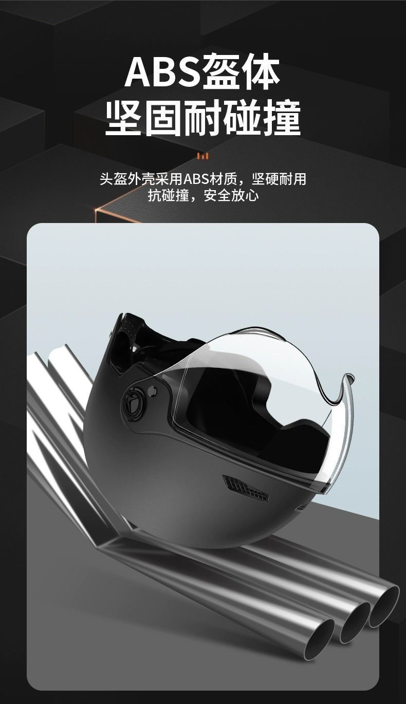 Premium 3C certified electric scooter helmet, suitable for women and men, all-season use, electric motorcycle half helmet, meets national safety standards